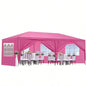 10x20 Wedding Party Canopy Tent Outdoor Gazebo with 6 Removable Sidewalls