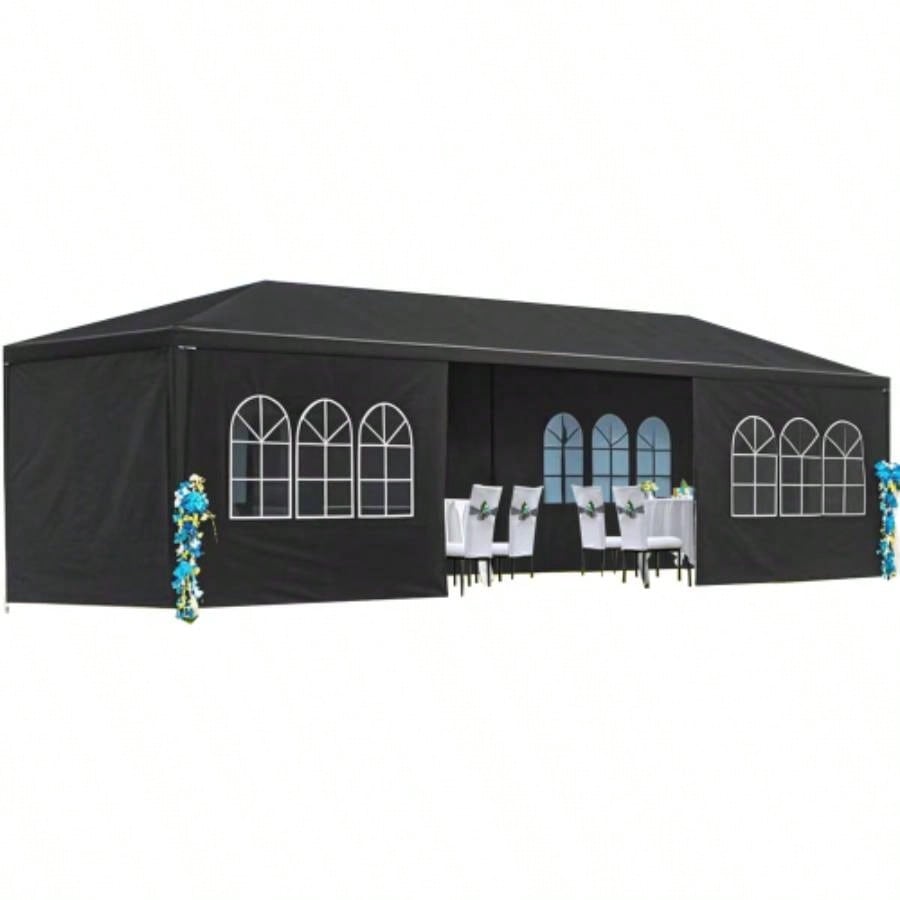 10x20 Wedding Party Canopy Tent Outdoor Gazebo with 6 Removable Sidewalls