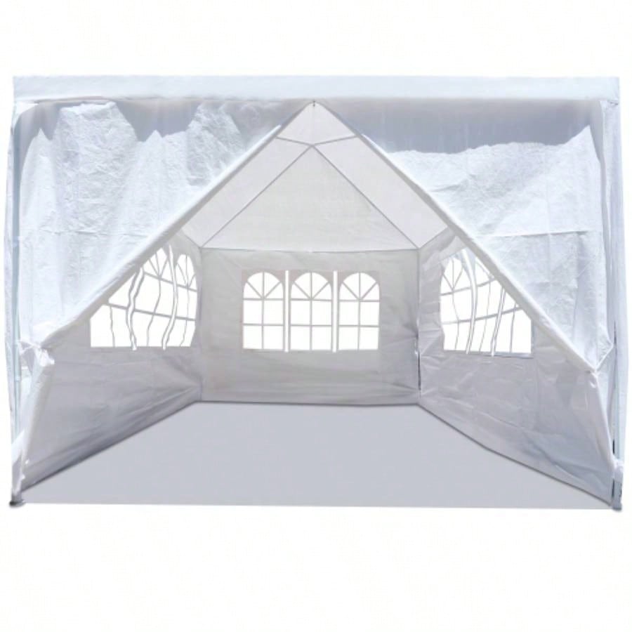 10x10 Party Tent Outdoor Heavy Duty Gazebo Wedding Canopy+ 4 Removable Walls