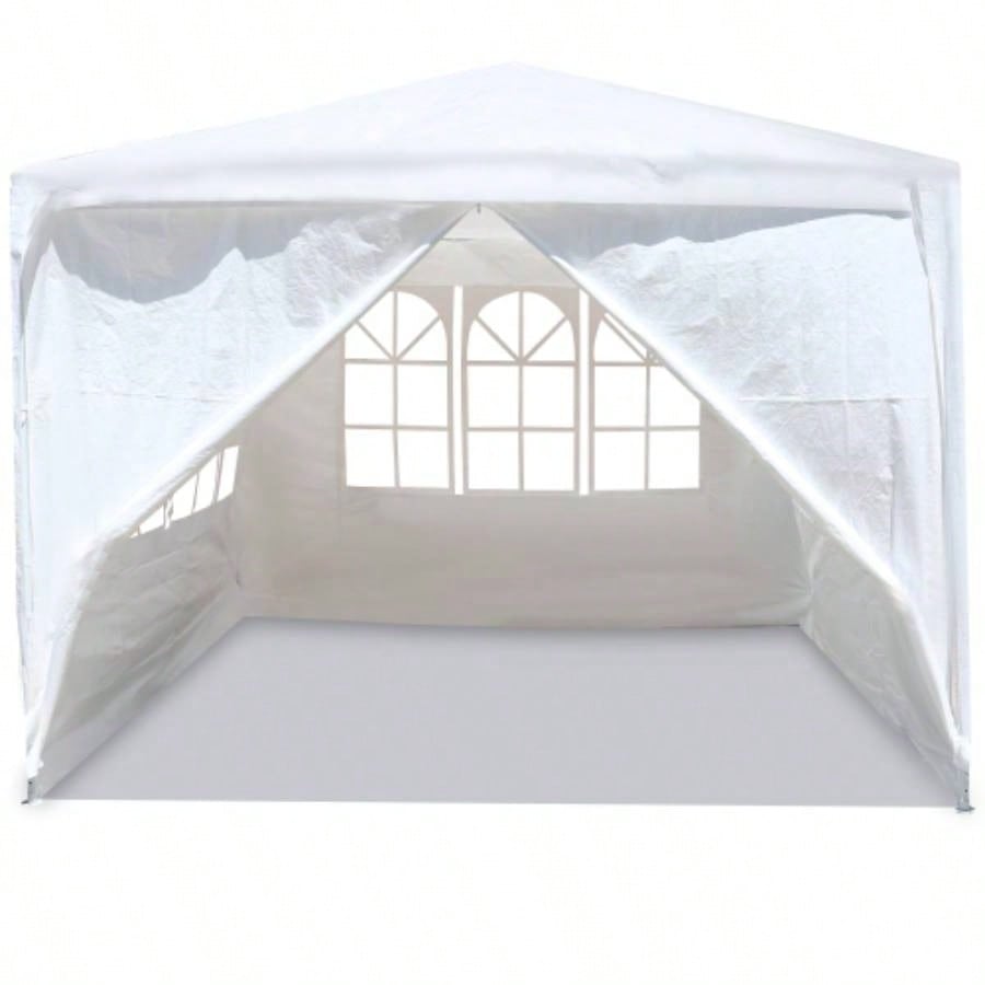 10x10 Party Tent Outdoor Heavy Duty Gazebo Wedding Canopy+ 4 Removable Walls