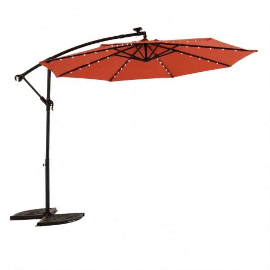10ft LED Offset Hanging Market Patio Navy blueNo Base