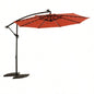 10ft LED Offset Hanging Market Patio Navy blueNo Base