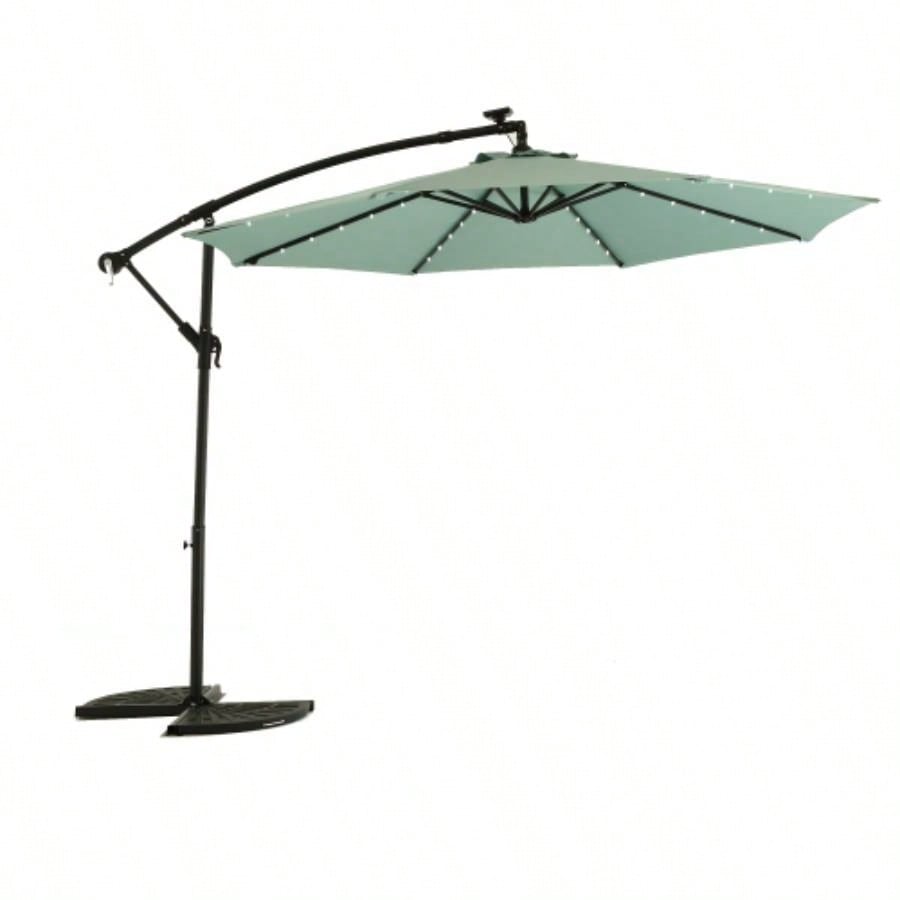 10ft LED Offset Hanging Market Patio Navy blueNo Base