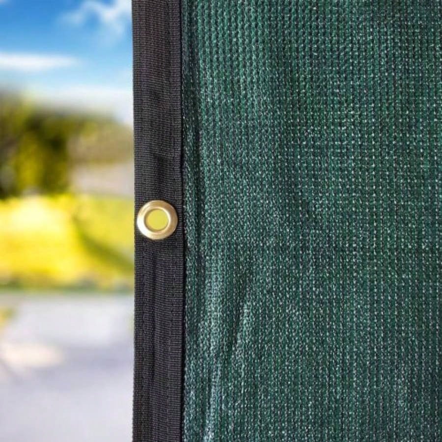 RV Awning Privacy Sunblock Screen Shade Panel Kit, 10ftx16ft, Dark Green