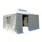 12x16 Gazebo Cover Hardtop Gazebos, Outdoor Universal Winter Gazebo Cover with Sidewalls and Mesh, All Season Waterproof Enclosed Gazebo Cover, White