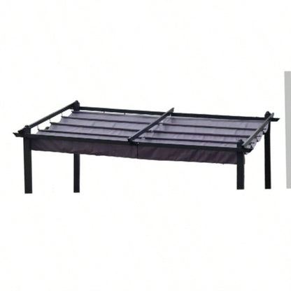 Canopy Top Cover Fabric 13x 10 Ft Outdoor Patio Retractable Pergola - shelter Canopy
