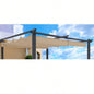 Canopy Top Cover Fabric 13x 10 Ft Outdoor Patio Retractable Pergola - shelter Canopy