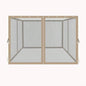 10x10 Ft Gazebo Mosquito Netting with Zippers, 4 - Side Mesh Walls Patio Gazebos