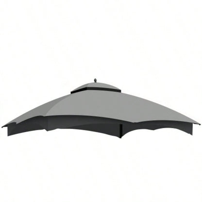 Canopy Top Lowes Allen Roth Heavy Duty Gazebo Roof Gazebo Top with Vent 10X12 Gazebo CoverReplacement Top Only