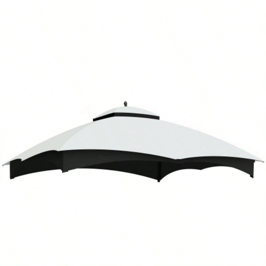 Canopy Top Lowes Allen Roth Heavy Duty Gazebo Roof Gazebo Top with Vent 10X12 Gazebo CoverReplacement Top Only