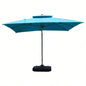 10X10 Square Cantilever with Center Pole, Beige Base Not Included