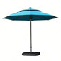 10X10 Square Cantilever with Center Pole, Beige Base Not Included
