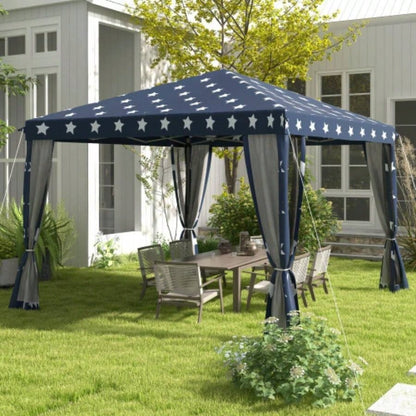 Outsunny 10x 10 Up Canopy Tent with Netting, Instant Gazebo, Ez up Screen House Room with Carry Bag, Height Adjustable, Outdoor, Garden, Patio, American