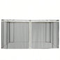 Outsunny 10x 13 Mesh Sidewall Netting Patio Gazebos and Canopy Tents with Zippers Sidewall Only