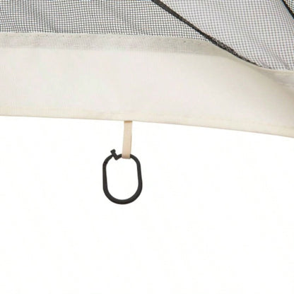 Outsunny 10x 13 Mesh Sidewall Netting Patio Gazebos and Canopy Tents with Zippers Sidewall Only