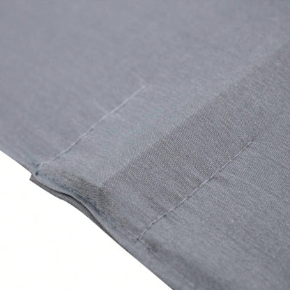 Outsunny 9x, LED Lighted Patio Table or Base with Tilt Crank, Outdoor Garden, Deck, Backyard, Pool, Beach, Dark Gray