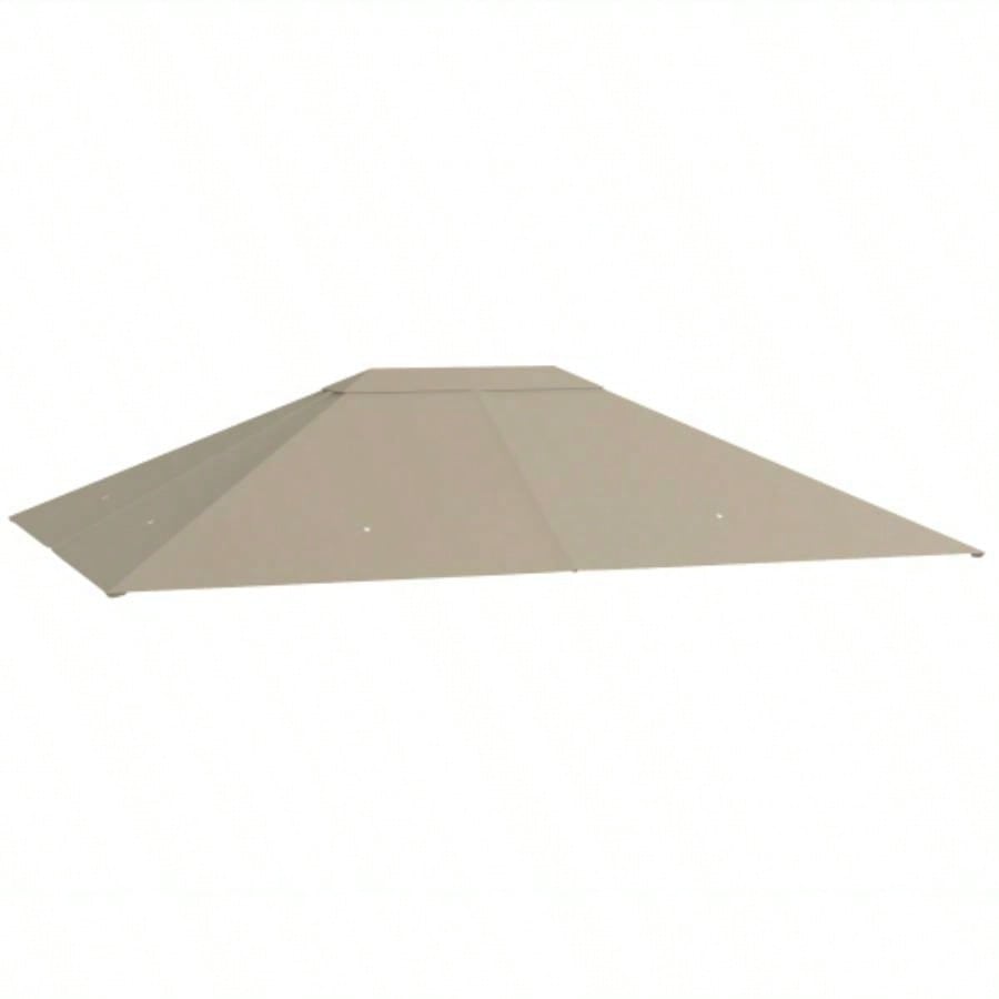 Outsunny 10x 13 Gazebo Canopy, Outdoor Gazebo Cover Top Roof with Vents and Drain Holes, TOP COVER ONLY Khaki