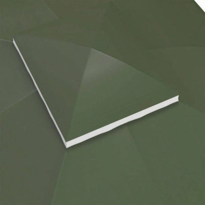 Outsunny 10x 12 Gazebo Canopy, 2 - Tier Outdoor Gazebo Cover Top Roof with Drainage Holes, TOP ONLY Green