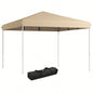 Outsunny 13x 13 Up Canopy Tent, Instant Shelter, Tents Parties, Height Adjustable, with Wheeled Carry Bag Outdoor, Garden, Patio, Parties, Beige