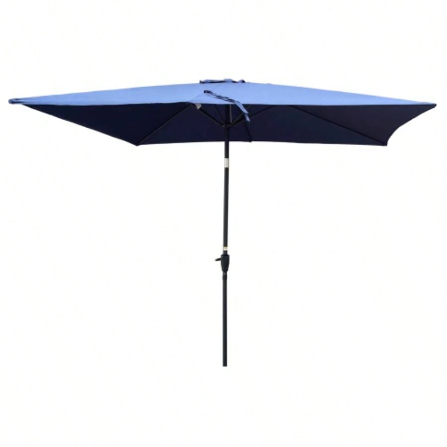 6x 9ft Patio Outdoor Waterproof with Crank and Push Button Tilt without flap Garden Backyard Pool Swimming Pool Market