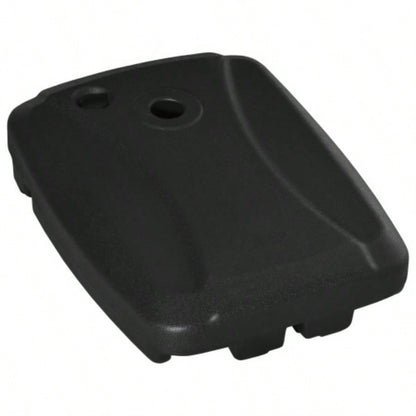 Outsunny Cantilever Base, 165 lbs. Capacity, Portable Offset Stand on Wheels, Mobile, Heavy - Duty, Fillable with or Sand, Black
