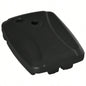 Outsunny Cantilever Base, 165 lbs. Capacity, Portable Offset Stand on Wheels, Mobile, Heavy - Duty, Fillable with or Sand, Black