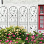 4 Pack Metal Garden Trellis 86. 19. Rustproof Trellis Climbing Plants Outdoor Flower Support Dragonfly Deco Black