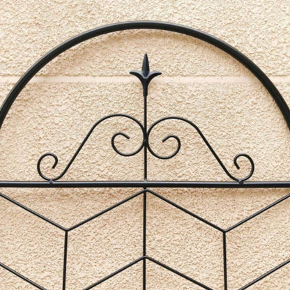 4 Pack Metal Garden Trellis 71x 19. Rustproof Trellis Climbing Plants Outdoor Flower Support Black