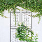 4 Pack Metal Garden Trellis 71x 19. Rustproof Trellis Climbing Plants Outdoor Flower Support Black