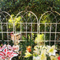 4 Pack Metal Garden Trellis 71x 19. Rustproof Trellis Climbing Plants Outdoor Flower Support White