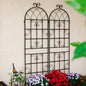 4 Pack Metal Garden Trellis 71x 19. Rustproof Trellis Climbing Plants Outdoor Flower Support White