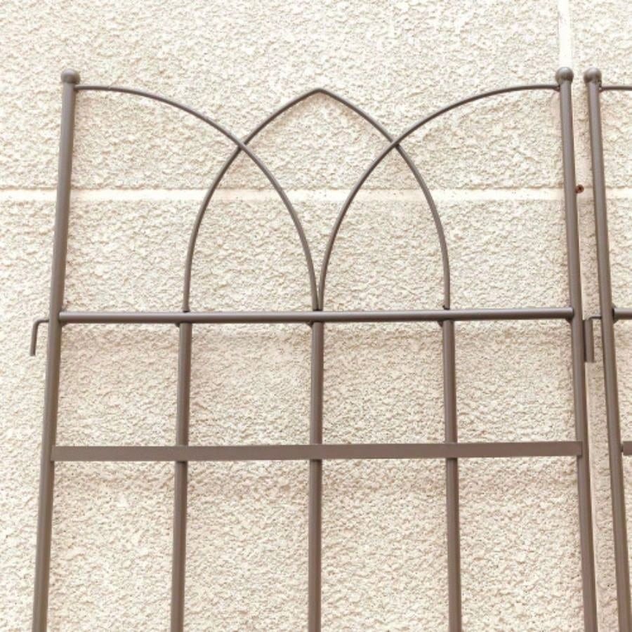 4 Pack Metal Garden Trellis 71x 17. Rustproof Trellis Climbing Plants Outdoor Flower Support Brown