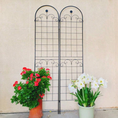 4 Pack Metal Garden Trellis Climbing Plants Outdoor 86. 19. Rustproof Plant Support Trellis Netting Trellis Black