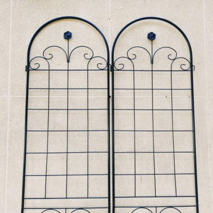 4 Pack Metal Garden Trellis Climbing Plants Outdoor 86. 19. Rustproof Plant Support Trellis Netting Trellis Black