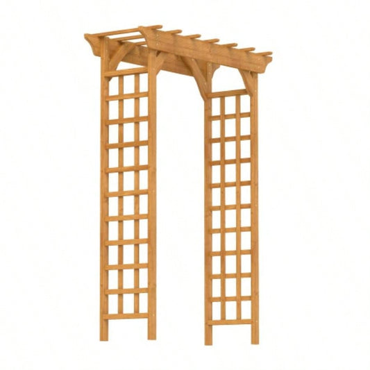 Wooden Arbor, Wedding Arch Ceremony, Wood Trellis Plant Climbing, Decor Pergola Garden Backyard