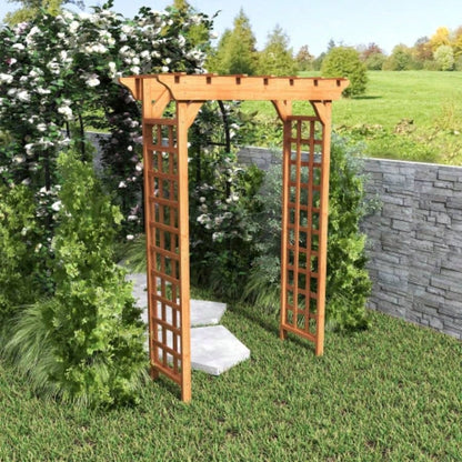 Wooden Arbor, Wedding Arch Ceremony, Wood Trellis Plant Climbing, Decor Pergola Garden Backyard