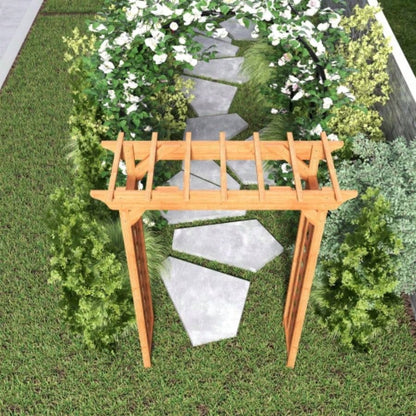 Wooden Arbor, Wedding Arch Ceremony, Wood Trellis Plant Climbing, Decor Pergola Garden Backyard