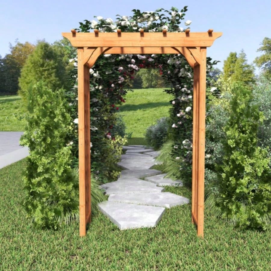 Wooden Arbor, Wedding Arch Ceremony, Wood Trellis Plant Climbing, Decor Pergola Garden Backyard