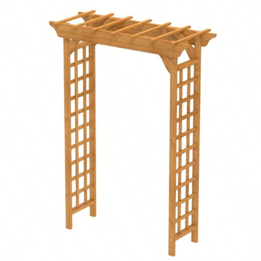 Wooden Arbor, Wedding Arch Ceremony, Wood Trellis Plant Climbing, Decor Pergola Garden Backyard