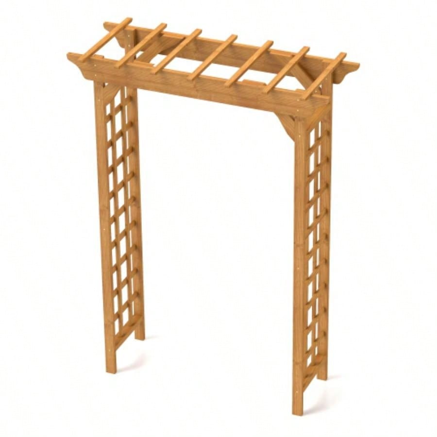 Wooden Arbor, Wedding Arch Ceremony, Wood Trellis Plant Climbing, Decor Pergola Garden Backyard