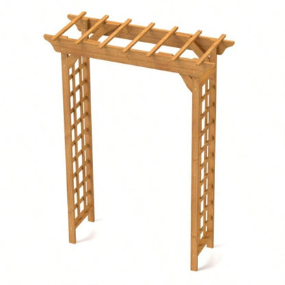Wooden Arbor, Wedding Arch Ceremony, Wood Trellis Plant Climbing, Decor Pergola Garden Backyard