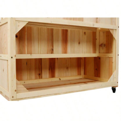 3 - Tiers Raised Garden Bed with Trellis, 53 H Vertical Planter Box with Wheels Back Storage Area, Flowers, Vegetables, Herbs, Natural
