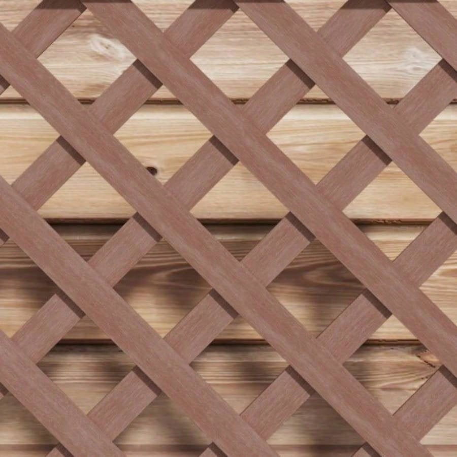 Outsunny Raised Garden Bed with Trellis Lattice, Wood Planter Box with Self Draining, Freestanding Trellis Planter Climbing Plants, Vines, Flowers, 29.5x 13.25x 53.25 Light Brown