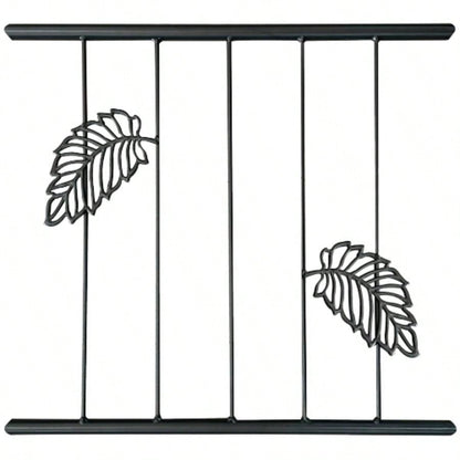 Metal Garden Arch with doors Garden Arbor Trellis Climbing Plants Support Arch Outdoor Arch Wedding Arch Party Events Archway Black