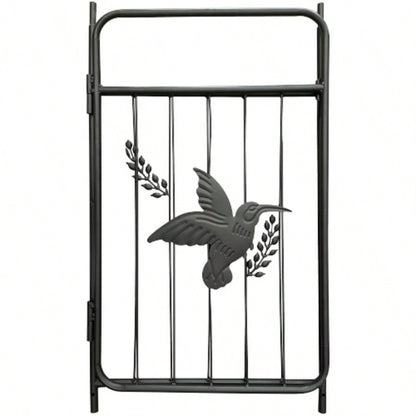Metal Garden Arch with doors Garden Arbor Trellis Climbing Plants Support Arch Outdoor Arch Wedding Arch Party Events Archway Black