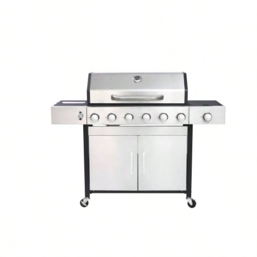 6 - Propane Gas Grill With Side
