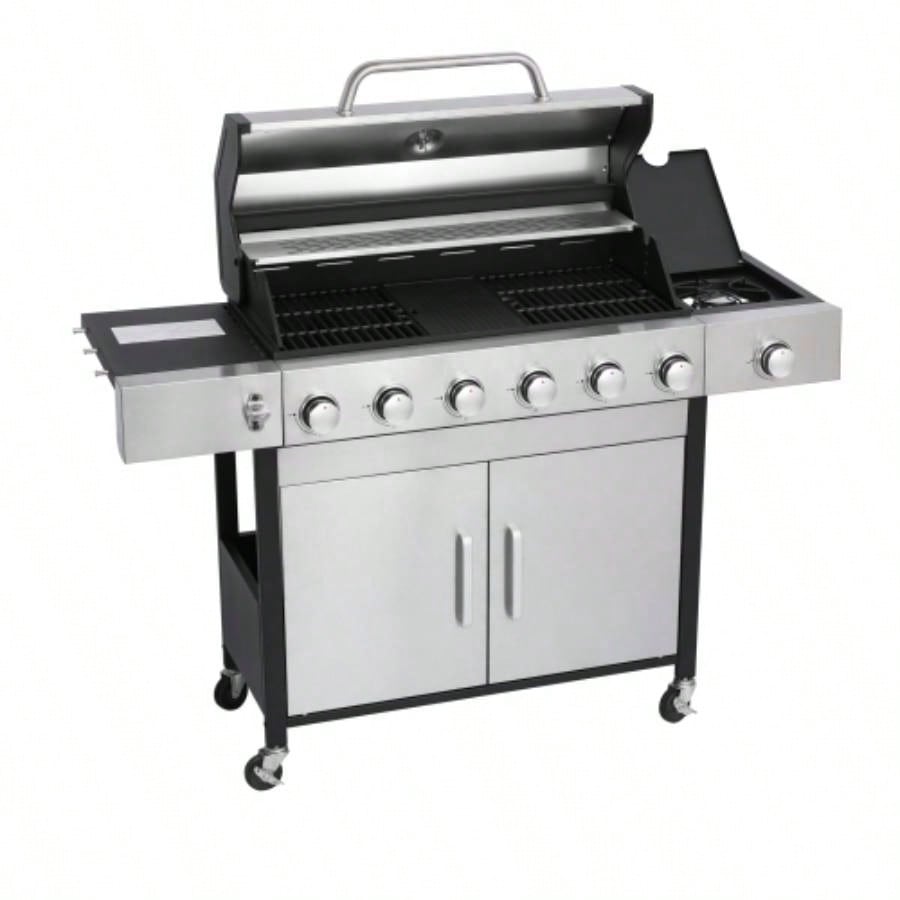 6 - Propane Gas Grill With Side