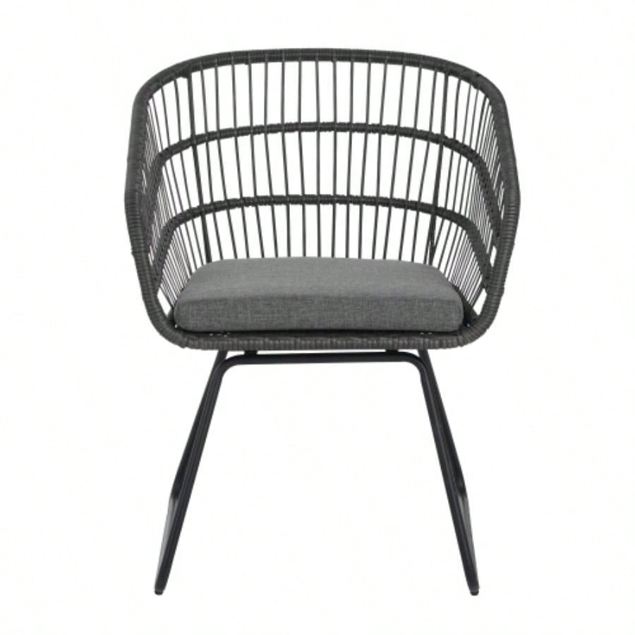 TERRY CHAIR, 2PCS with 2 Cushions, Gray