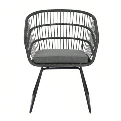 TERRY CHAIR, 2PCS with 2 Cushions, Gray