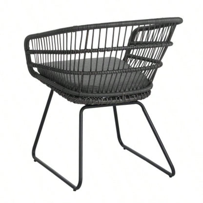 TERRY CHAIR, 2PCS with 2 Cushions, Gray